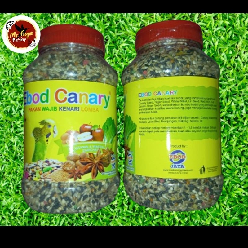 PAKAN BURUNG EBOD KENARI untuk Lomba kemasan BOTOL 400g