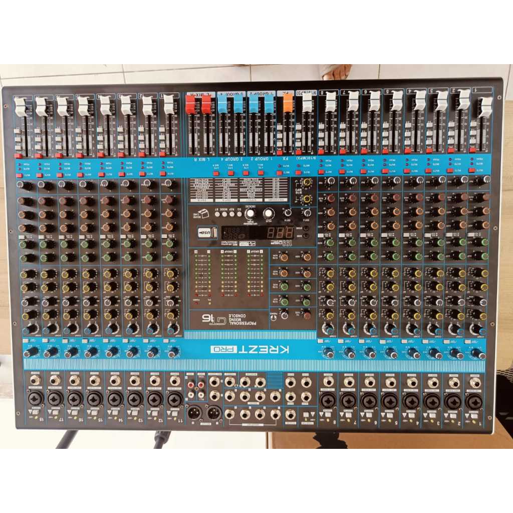 MIXER GT 16 KREZT/DSP EFFECT PROFESSIONAL MIXER GT 16 KREZT