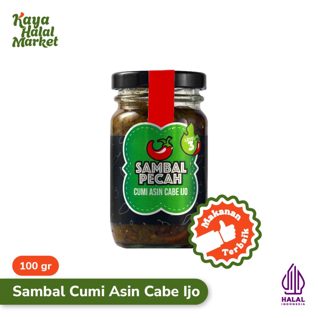 

Baby Cumi Sambal Lauk Cumi Asin Cabe Ijo Nikmat Sambal Pecah Kaya Halal Market