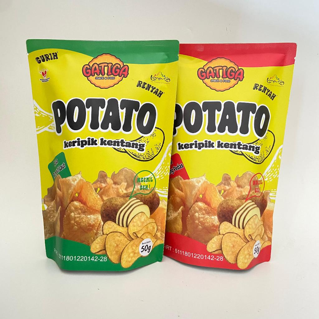 

Gatiga Potato Keripik Kentang 50 Gram