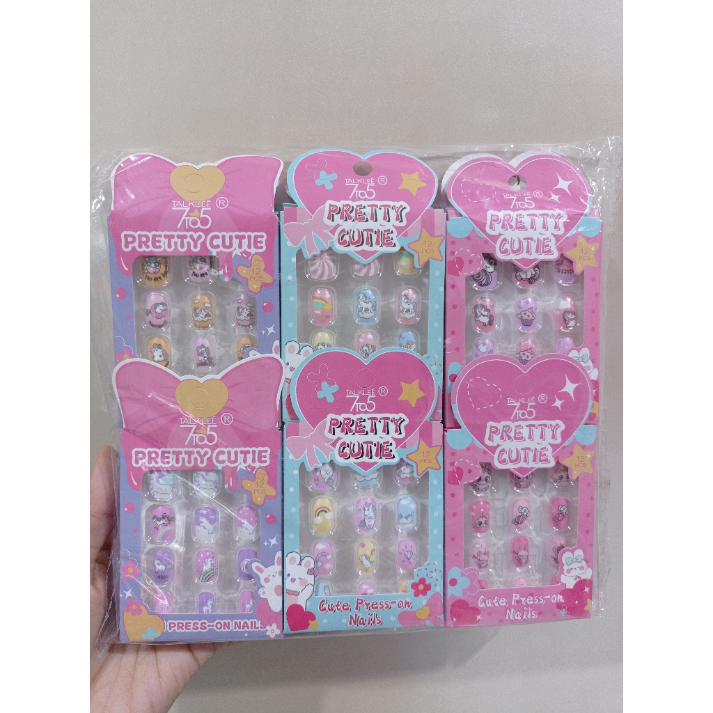 Kuku Palsu anak Nail Art Hias Kuku Kutex Nail Fake Kuku Palsu Lucu