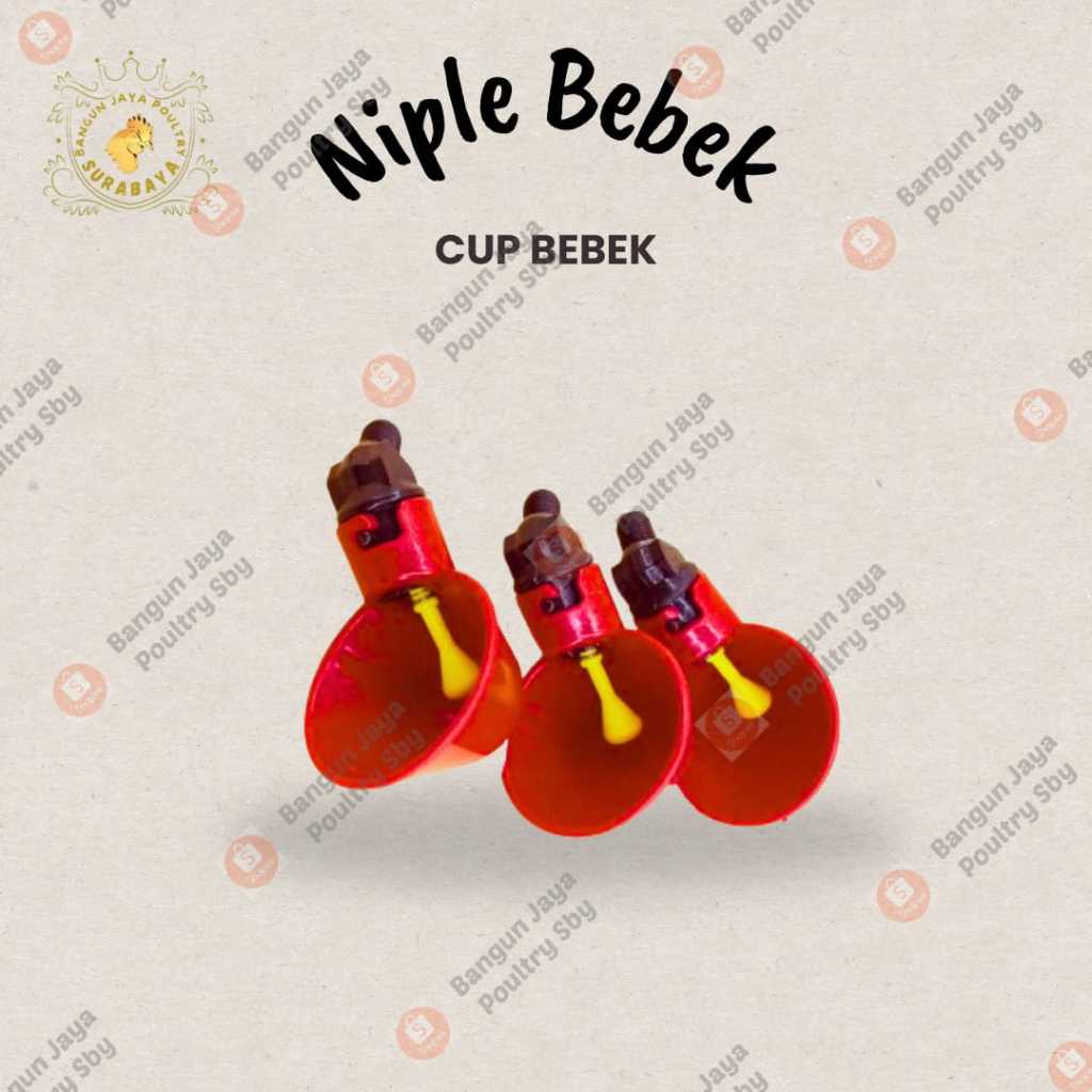 NIPLE BEBEK / NIPLE PUYUH / TEMPAT MINUM AYAM/ CUP BEBEK