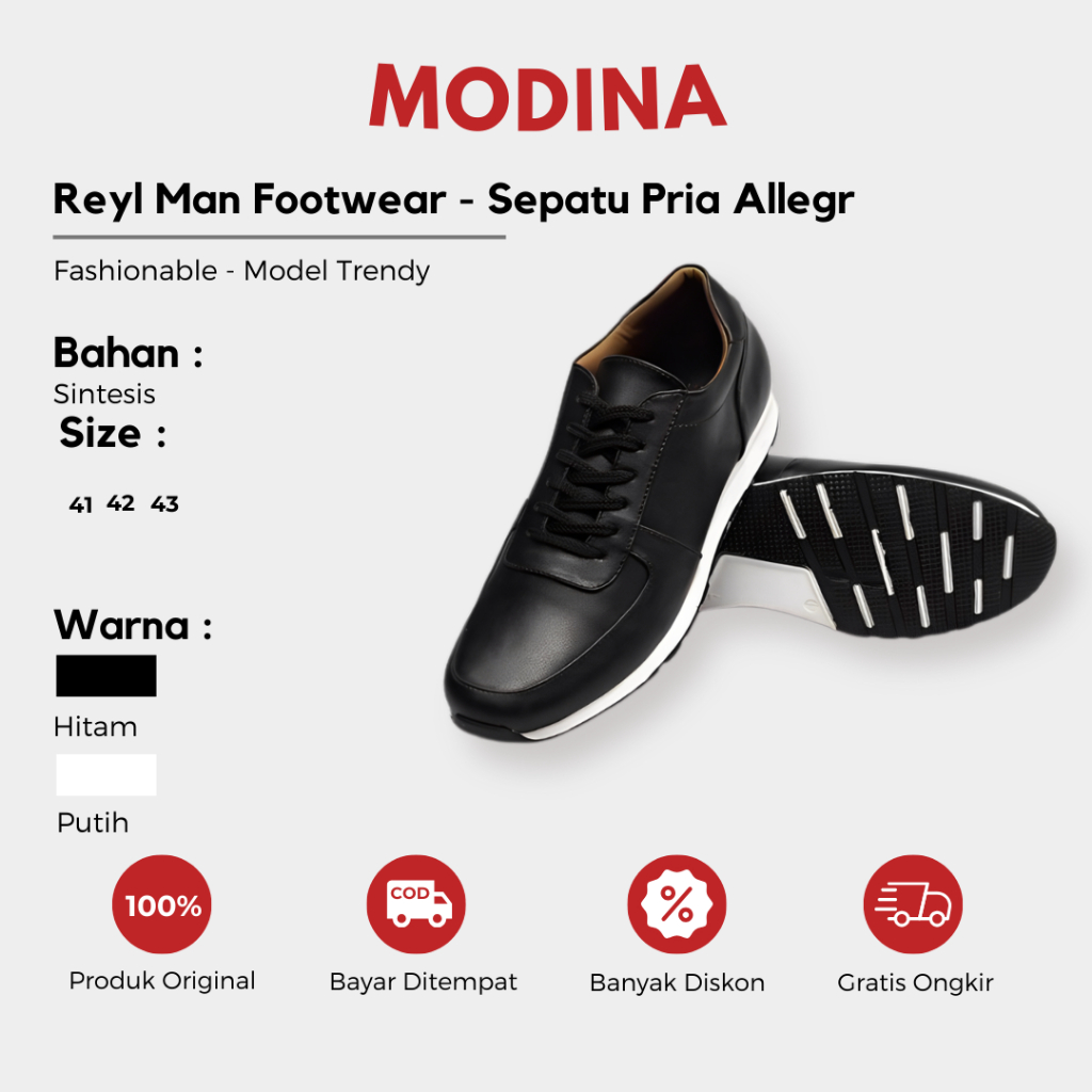 Reyl Man Footwear - Sepatu Pria Allegro