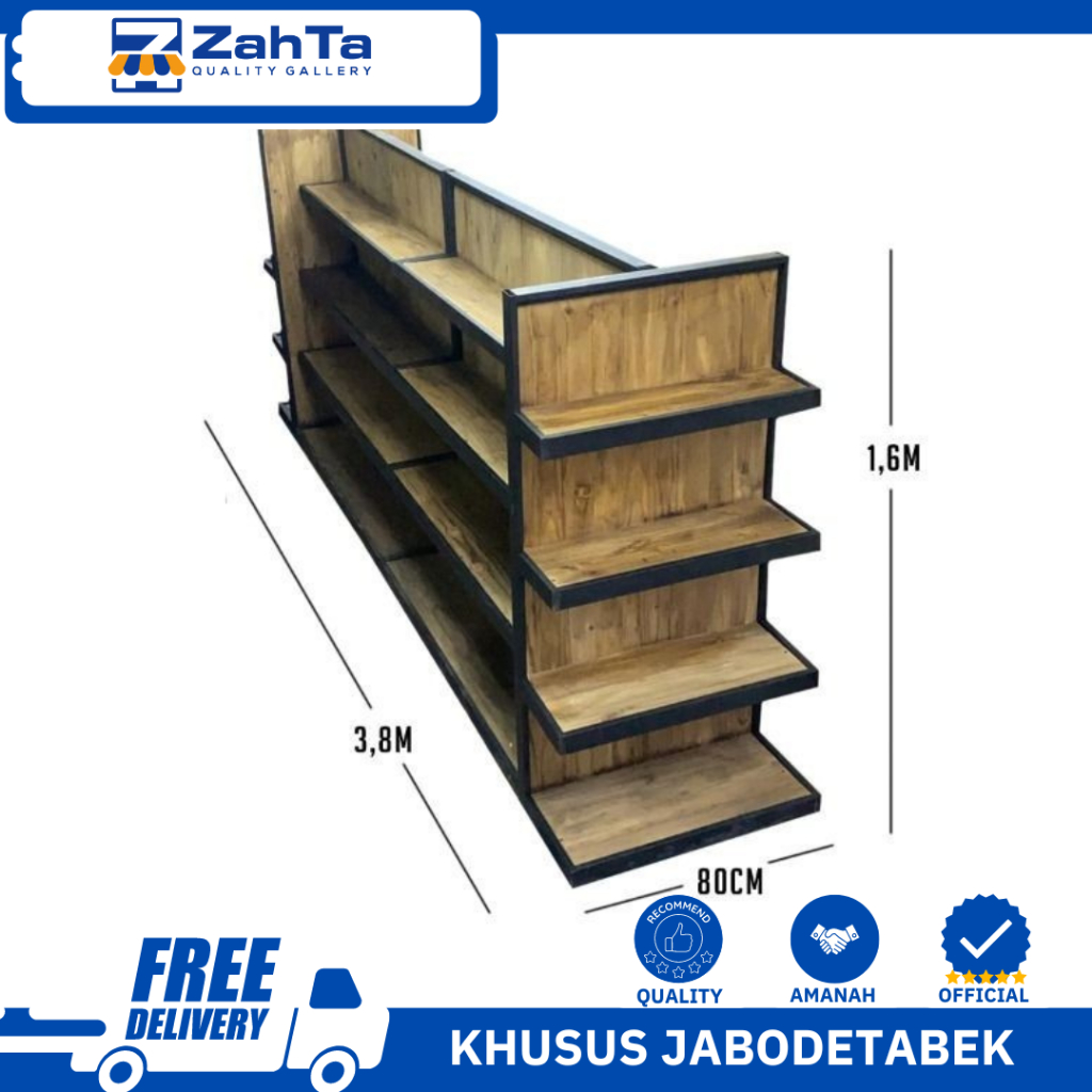 ZAHTA - RAK DISPLAY SUPERMARKET/RAK DISPLAY TOKO KOSMETIK INDUSTRIAL