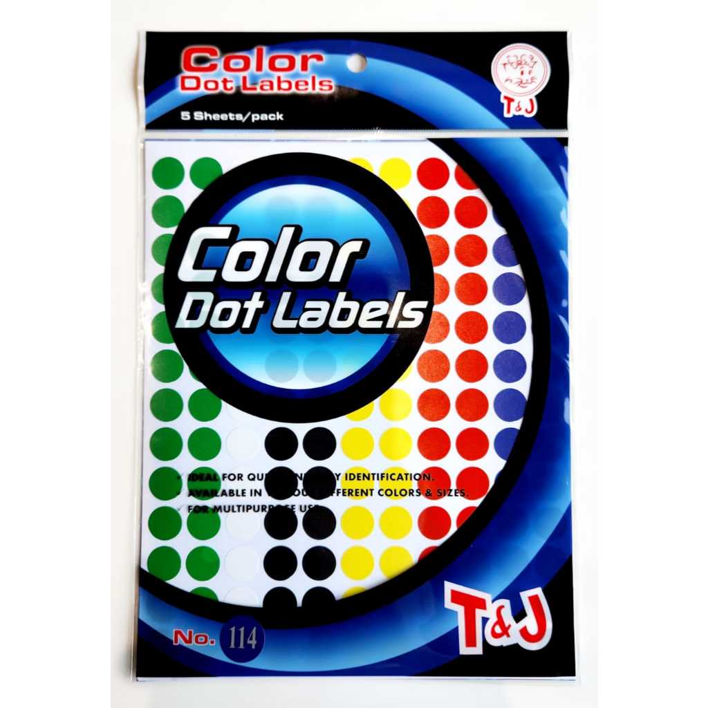 

T&J Labels COLOR DOT 114