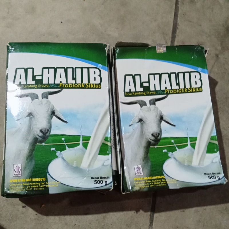 

AL-HALIIB susu kambing etawa plus probiotik siklus 500gr