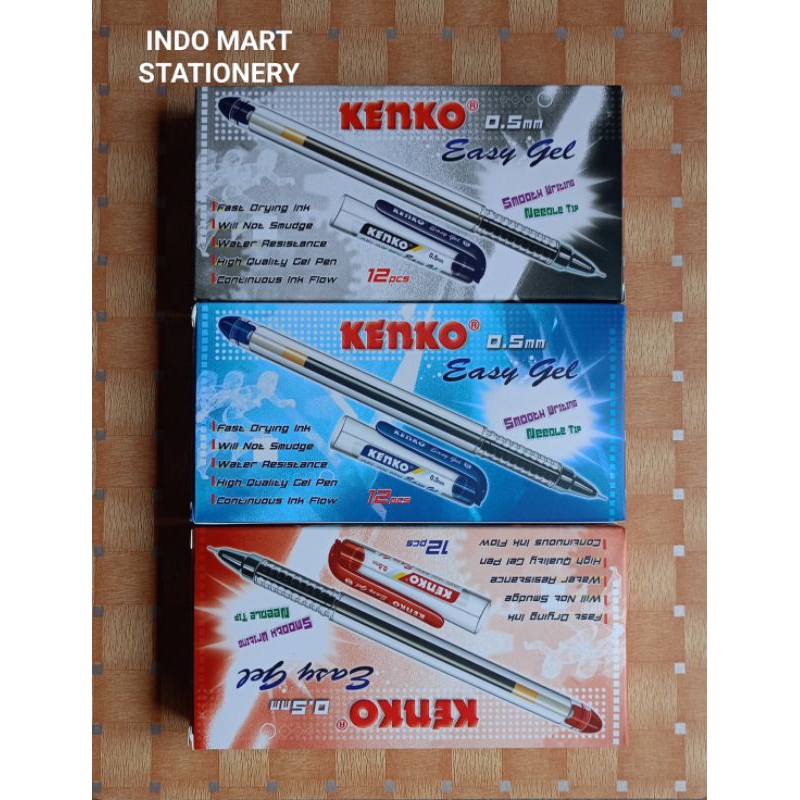 

PULPEN KENKO EASY GEL 0.5 MM - 12 Pcs