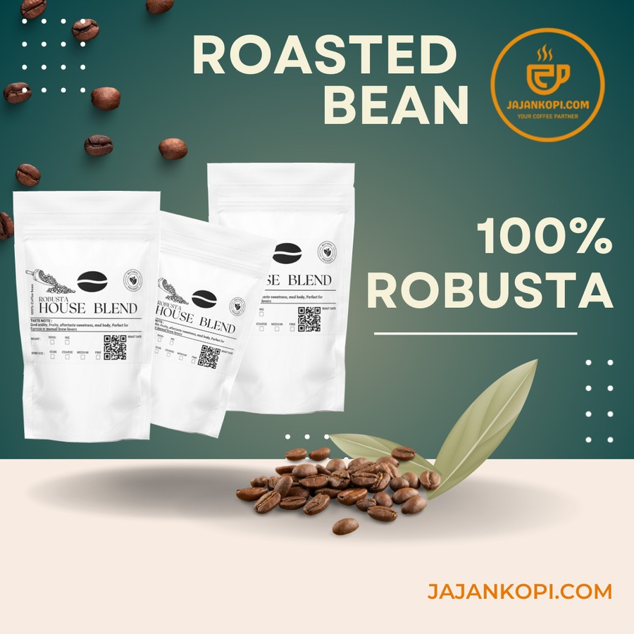 

ROASTED BEAN 100% ROBUSTA BIJI KOPI ROASTED BEANS