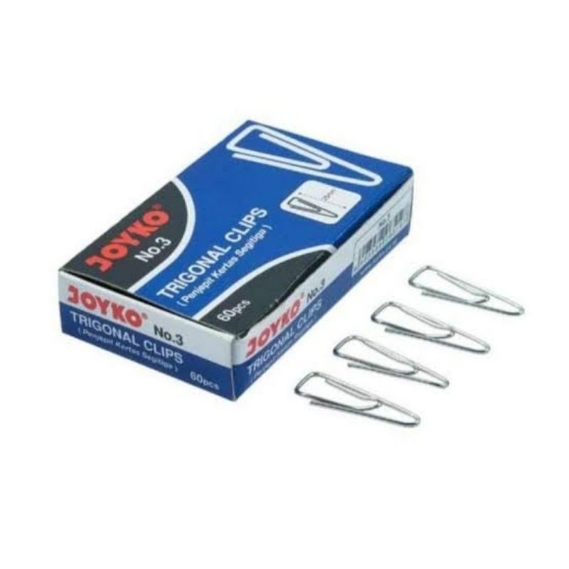 

PAPER CLIP JOYKO NO.1 ISI 60 PCS 1 KOTAK