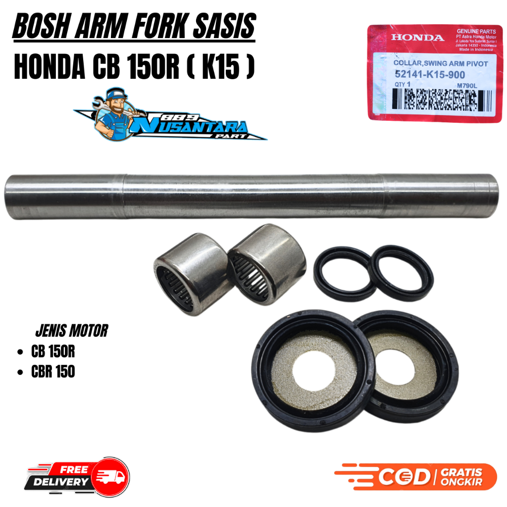 BOSH  ARM CB150R OLD / CB150R LED / CBR150 / BOSH ARAM FROK LENGAN AYUN BEARING BAMBU ARM CB150