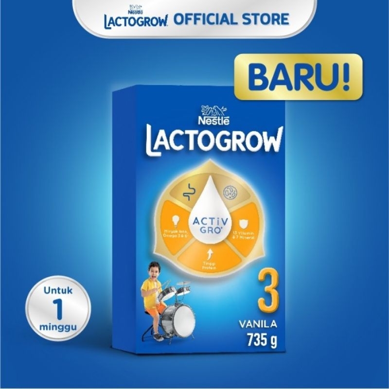 LACTOGROW 3 VANILA 735