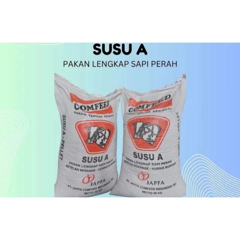 Comfeed susu A Pakan Butiran Untuk Sapi perah sapi menyusui 1 Kg