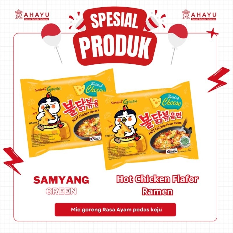 

Mie Samyang Hot Chicken Ramen Cheese 140 gr