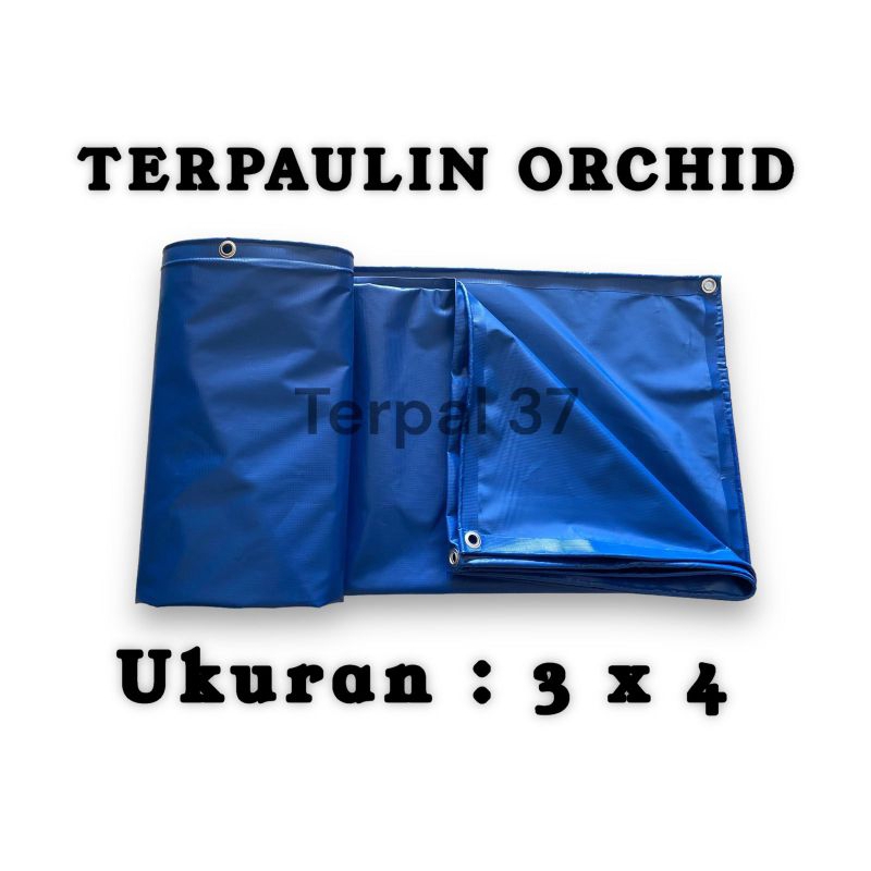 Terpal Semi Karet Original Orchid Ukuran 3x4