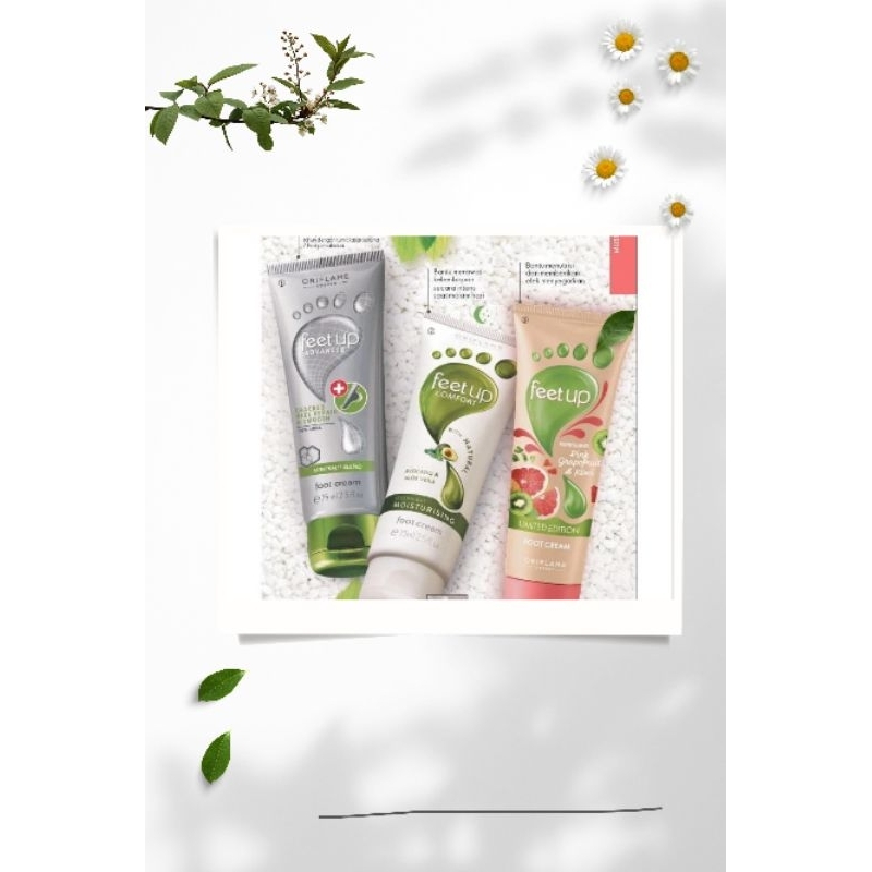 ORIFLAME PROMO || FEET UP CREAM KAKI