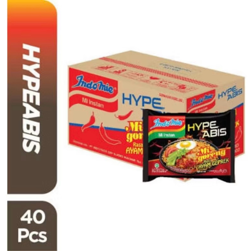 

indomie hype 1 dus isi 40 bungkus