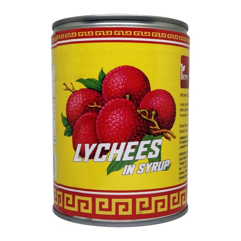 

(SATUAN) IKPS Buah Lychee Leci in Syrup Sirup Kaleng IKPS bukan Herring Brand Dus OJOL