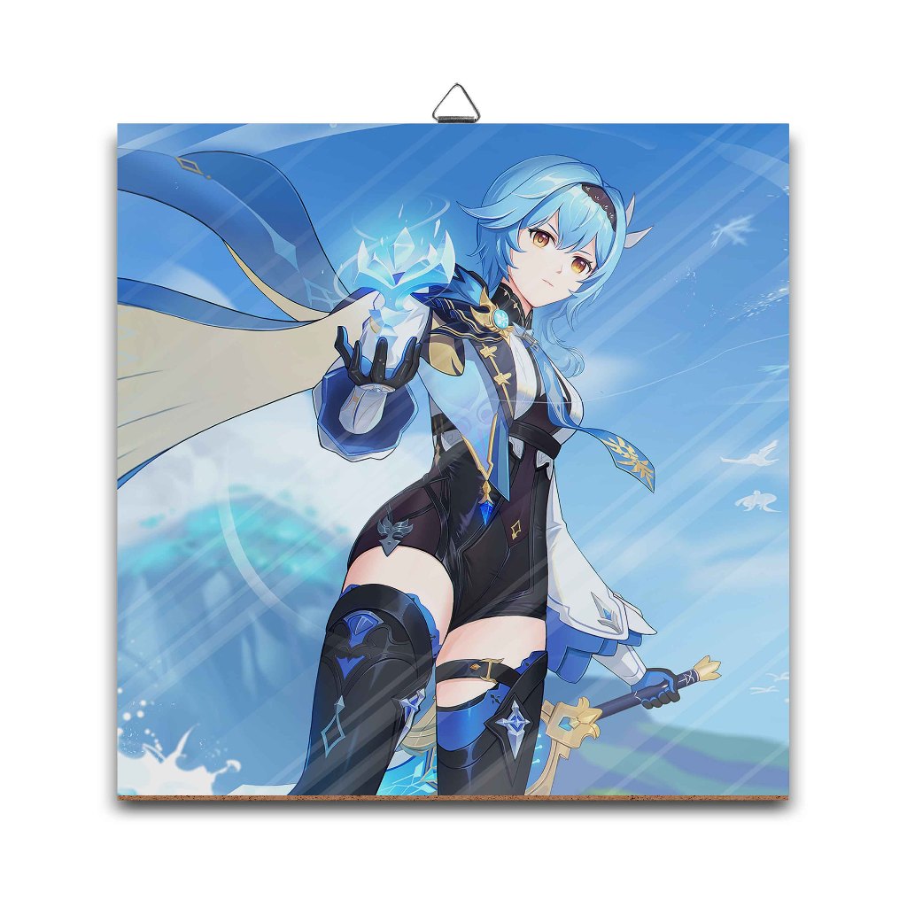 Poster dinding kayu	EULA ICE BG	-	GENSHIN IMPACT	material MDF