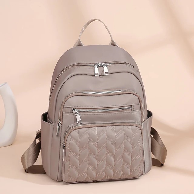TAS RANSEL WANITA BAHAN NYLON WATERPROOF TAS RANSEL WANITA KEKINIAN TAS RANSEL WANITA KARIR 2025