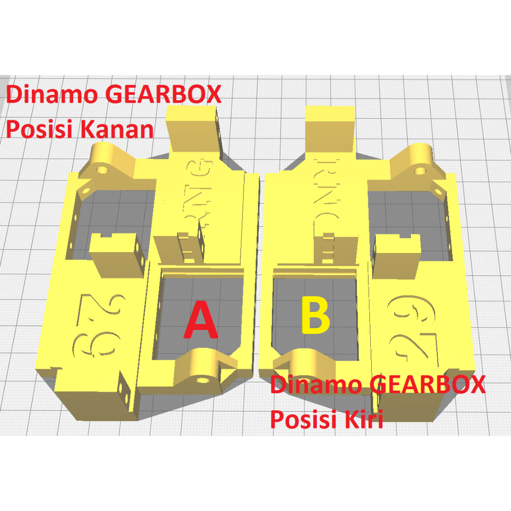 Winch PTO Mount servo Double 1/10 axial scx hsp traxxas