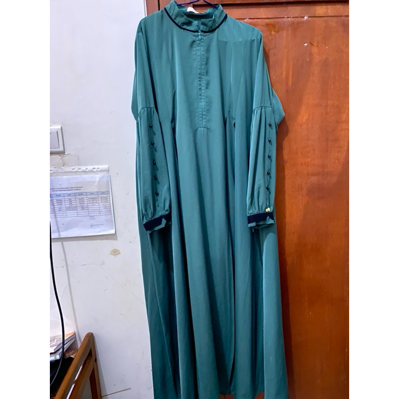prelove gamis alamanda alfihuraiya warna xanadu green