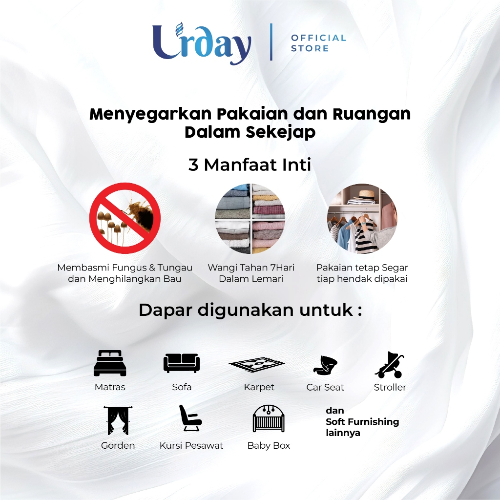 Zoyands Parfum Laundry Vanilla Cake - Room & Linen Spray 250Ml Tahan Lama