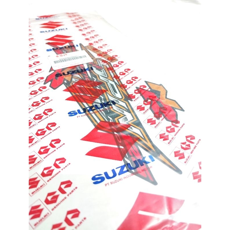 STRIPING STICKER SUZUKI SPIN 125 NR NIGHT RIDER ORIGINAL NEW SUZUKI 100%