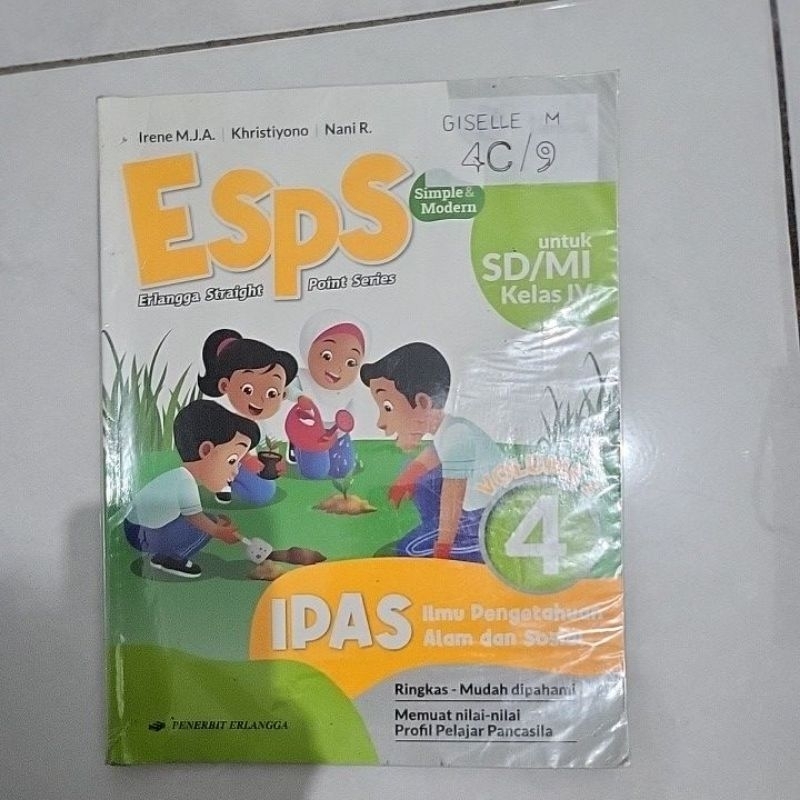 ESPS Ipas Kelas 4 SD Vol 1