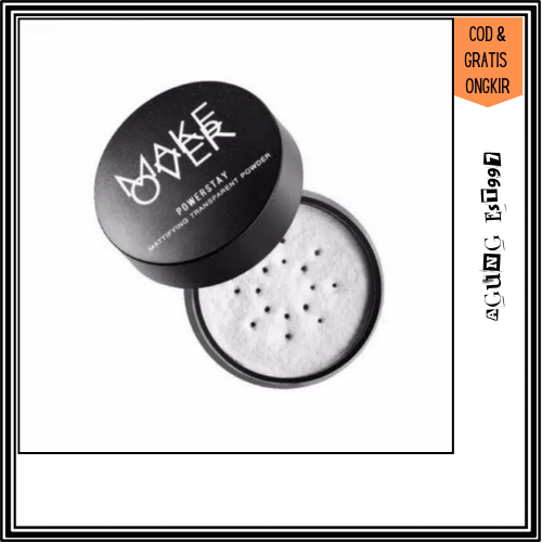 Make Over Powerstay mattifying transparent powder/bedak makeover transparan Share In Jar