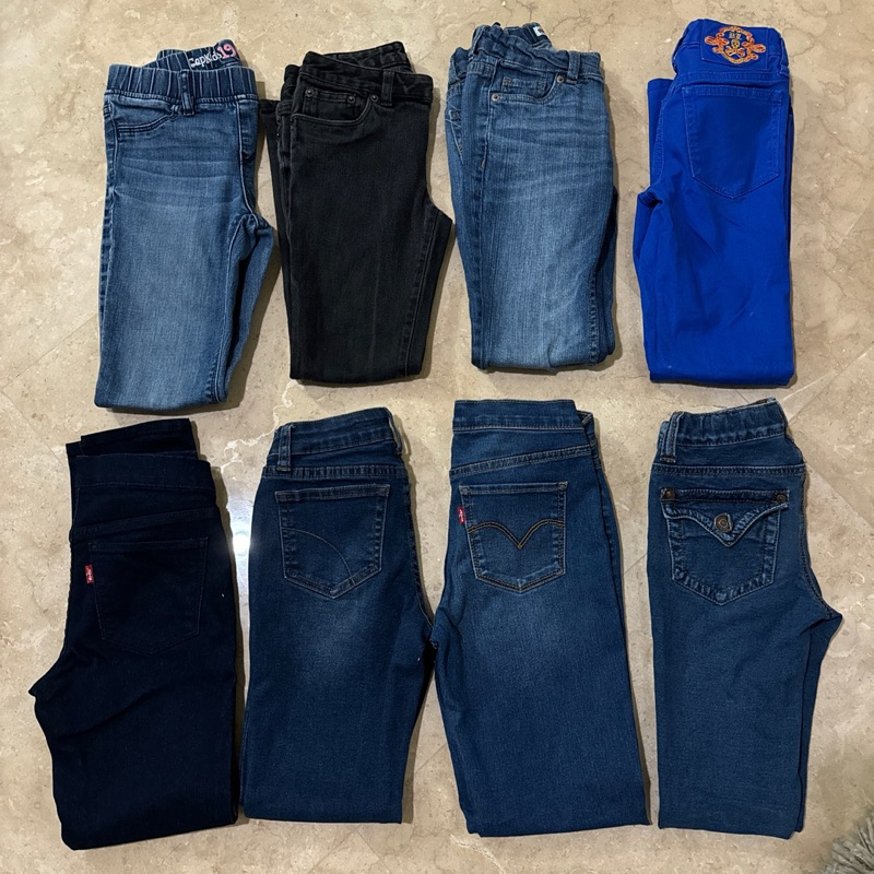 leggings denim anak jeans g4p vigoss levis joe r4lph laur3n asli size 8 10 12