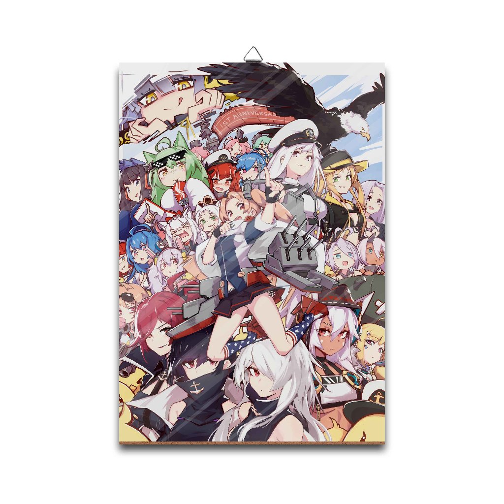Poster dinding kayuAZURE LANE LADIES-AZURE LANEmaterial MDF