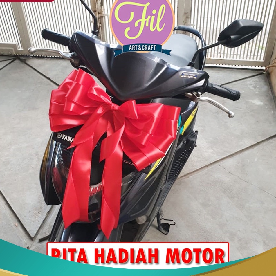 

JAMINAN KEPUASAN PELANGGAN Pita Hadiah Motor Pita Simbolis Pita Jumbo Pita Motor Showroom