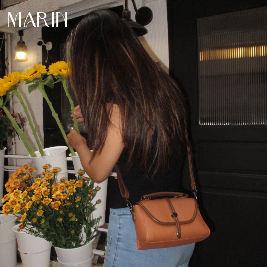 MARIN HANDBAGS Analia Sling Bag Woman Bag Tas Leather Tas Kulit Tas Selempang Leather Bag Tas Kulit 