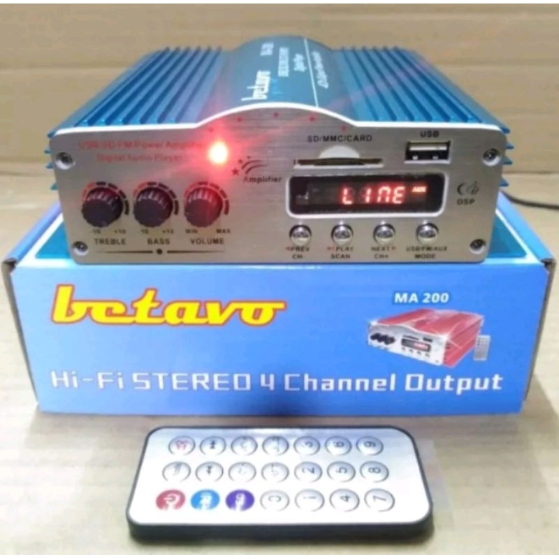 Amplifier Mobil Betavo MA200 Ampli mini Original