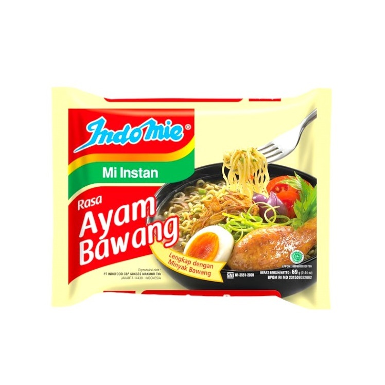 

Mie mi Indomie Instan Kuah Rebus Kari Ayam Bawang Special Soto (Pack)