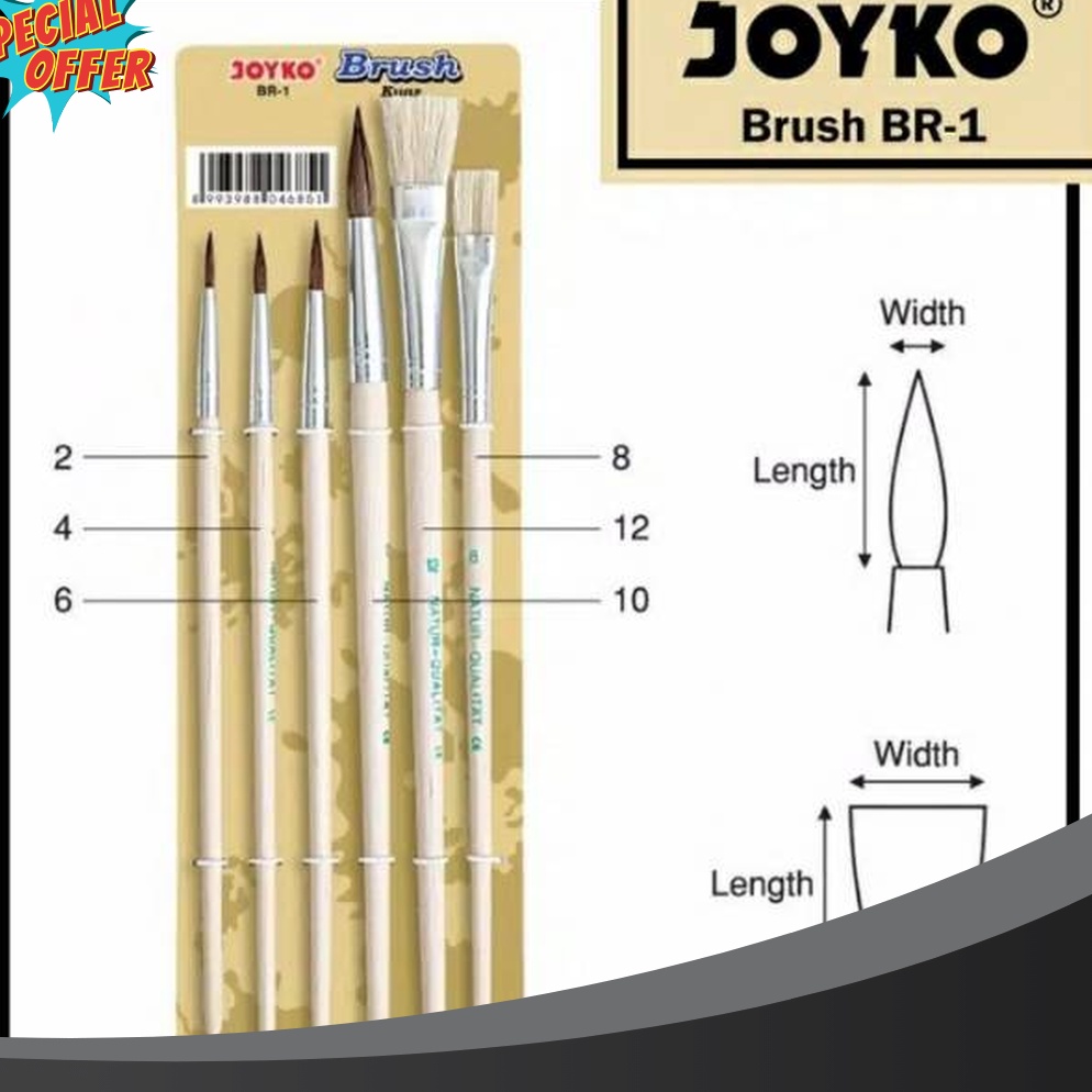 

HARGA TERJUN BEBAS brush 1 set BR1