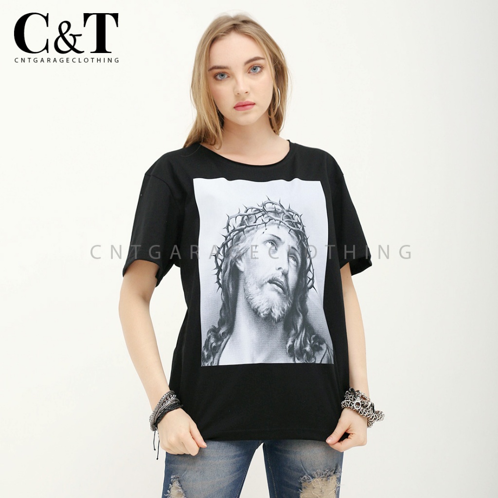 PROMO | GUNS N ROSES JESUS TSHIRT UNISEX | GNR 045 | TSHIRTS KAOS DISTRO DEWASA VINTAGE | CNTGARAGEC