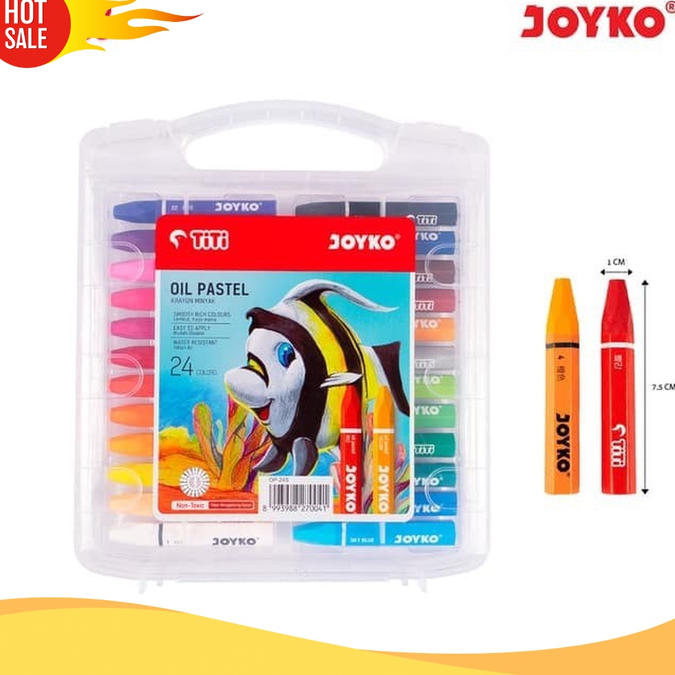 

HARI PENUH PROMO Oil Pastel Krayon Minyak TiTi OP24S 24 Warna Colors