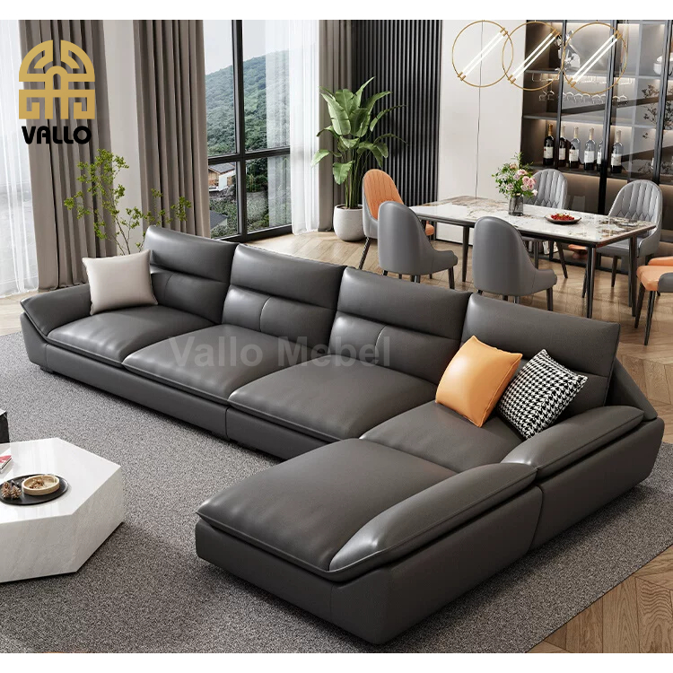 VALLO Sofa Minimalis Ruang Tamu Kecil Sofa L Sofa Minimalis Aesthetic