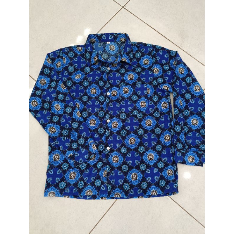 Batik Muhammadiyah Annur WARNA BIRU