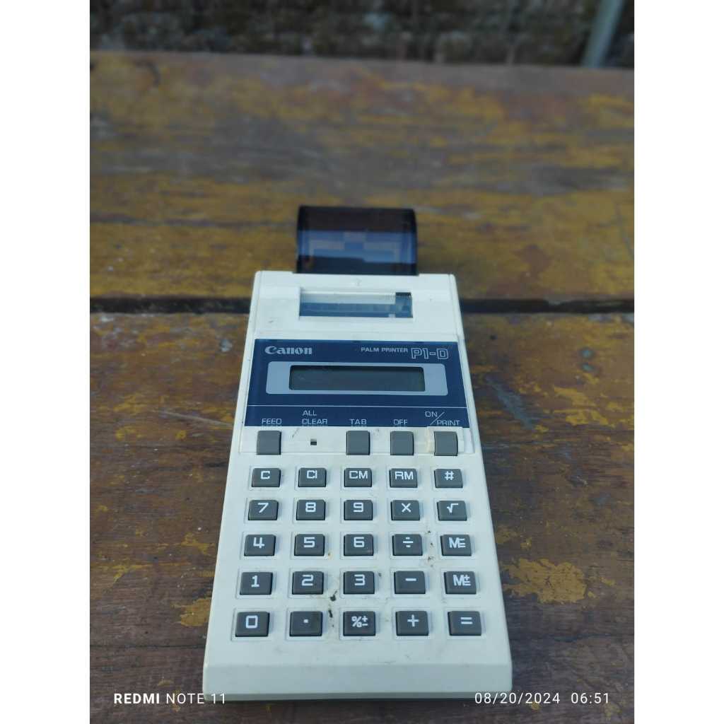 

Canon Palm Printer Calculator P1-D Vintage