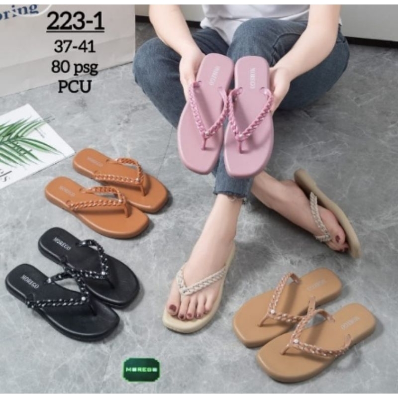 sandal jepit wanita sandal morego M2S-223 sandal terbaru