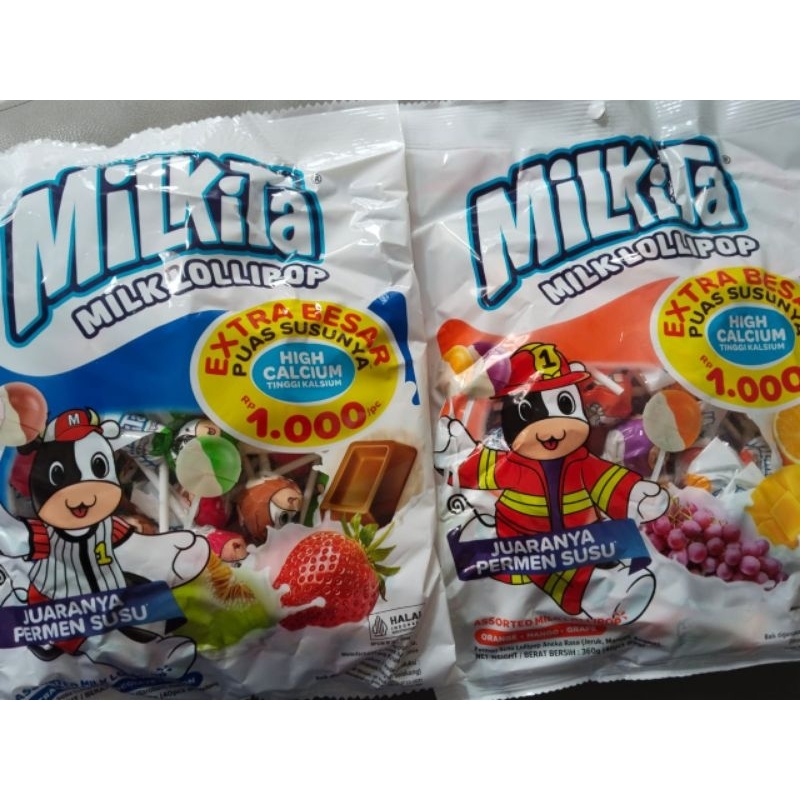 

Milkita lollipop bag (360gr 40pcs)