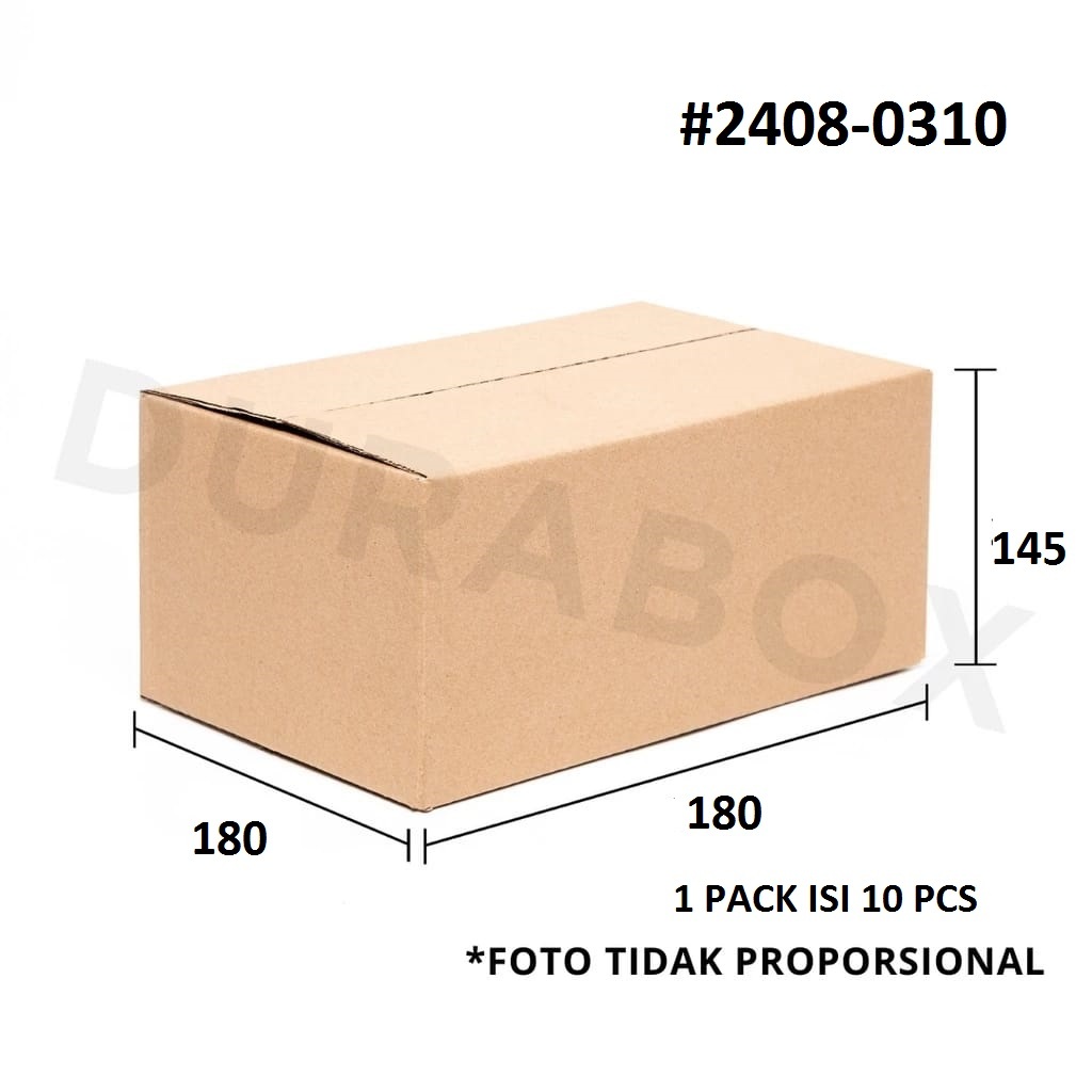 

18 x 18 x 14.5 cm A1 | KARDUS / KARTON BOX CORRUGATED - KEMASAN / PACKAGING / PACKING MAKANAN | #2408-0310