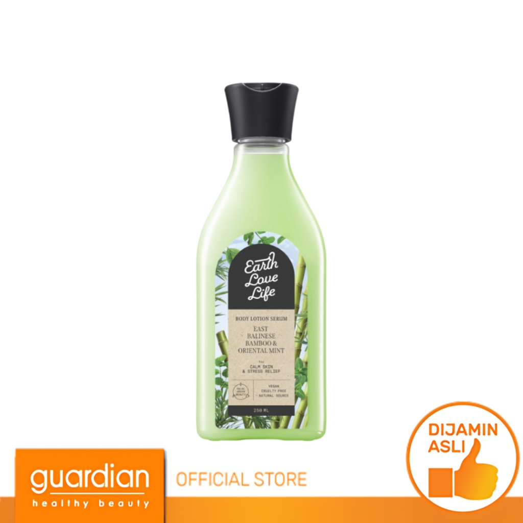 Earth Love Life East Balinese Bamboo & Oriental Mint Body Lotion Body Serum 250Ml - Serum Badan Mele