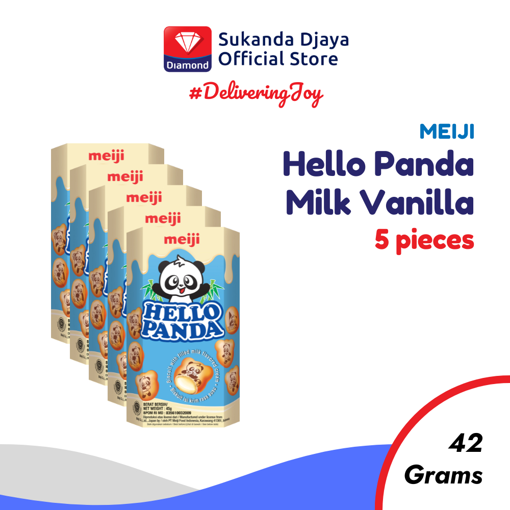 

Meiji Hello Panda Milk Vanilla 42 Gr [ISI 5 PCS]