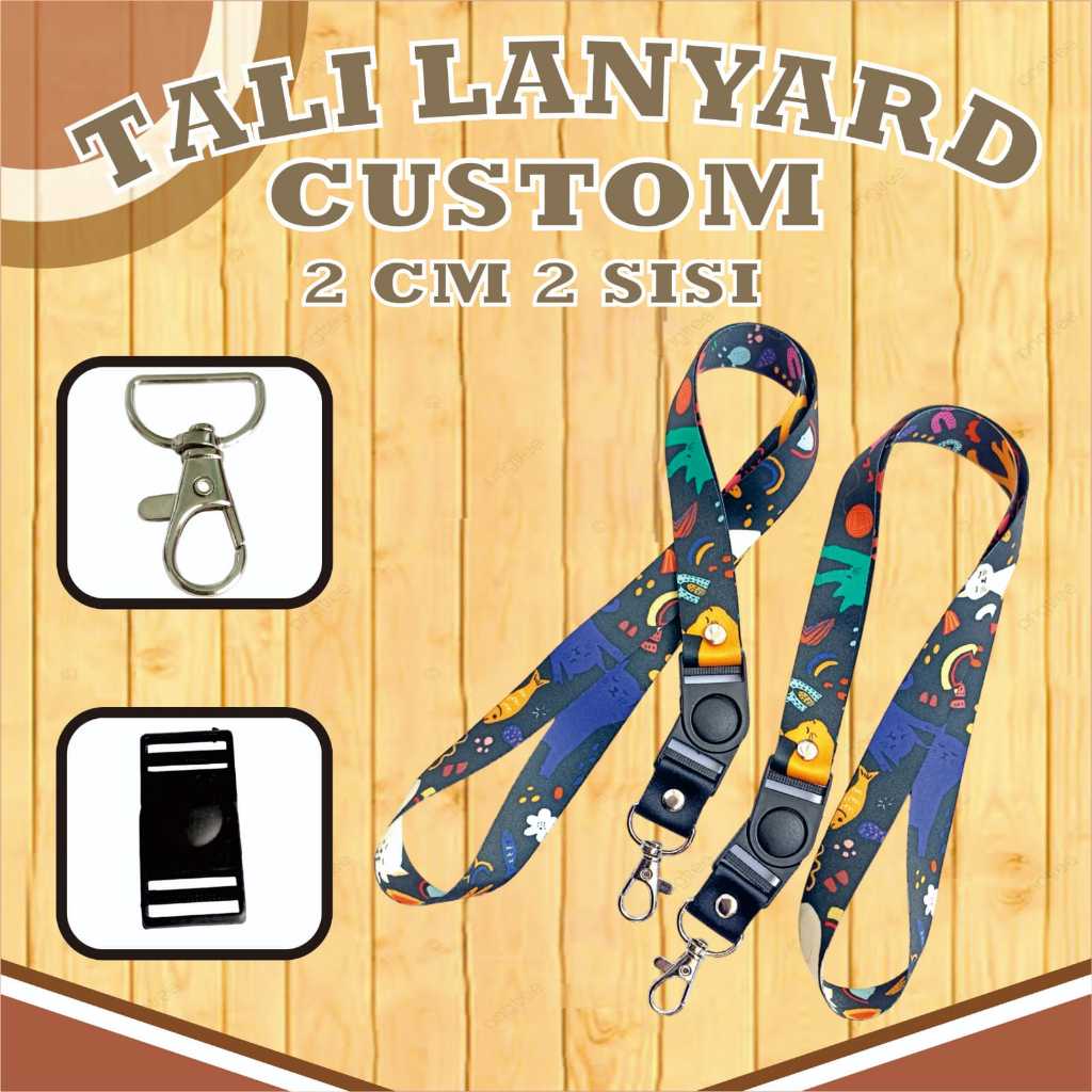 

LANYARD CUSTOM GANTUNGAN ID CARD KALUNG NAME TAG CUSTOM TALI LANYARD ID CARD DESAIN BEBAS