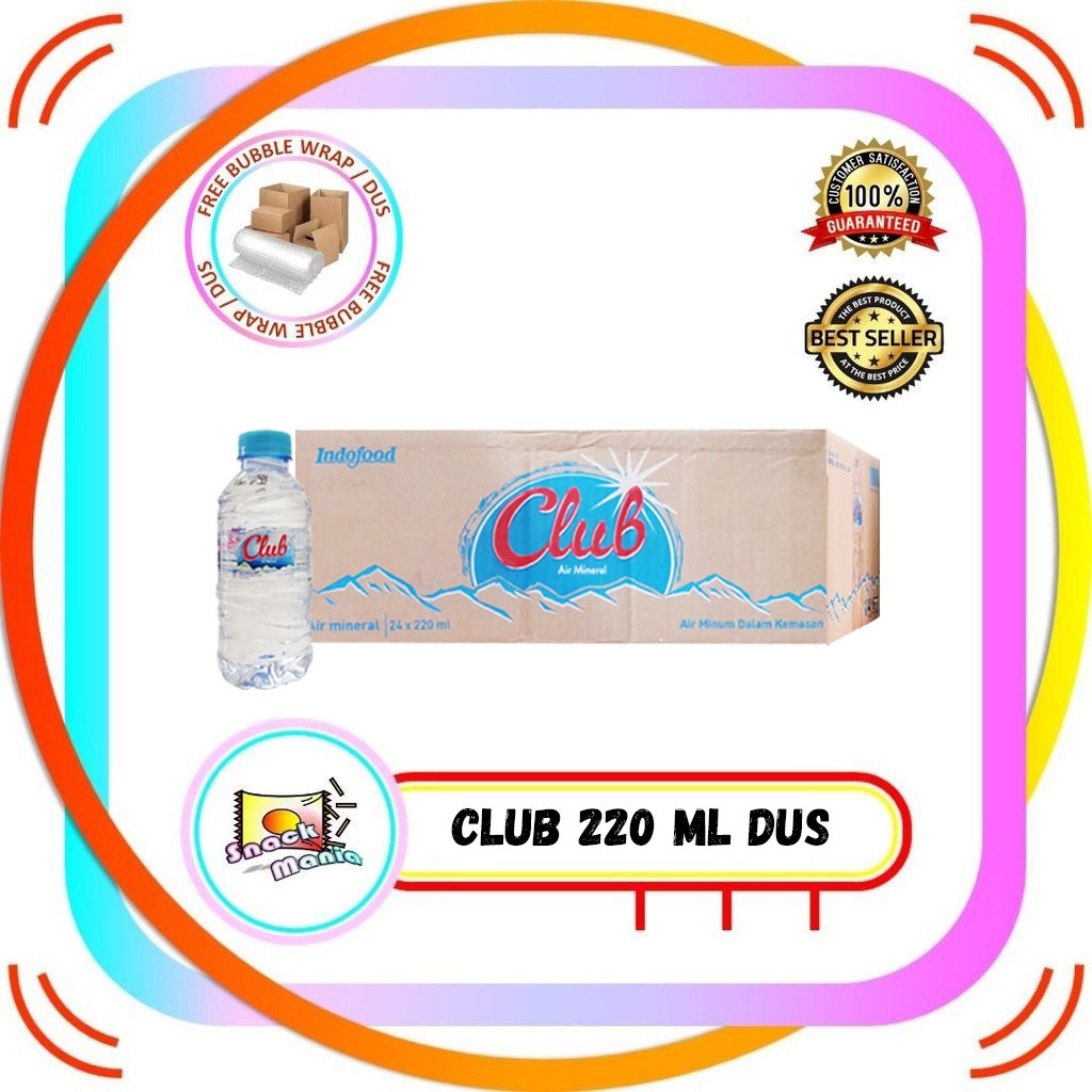 

Club Air Mineral Botol ~ 220 ml DUS 24 Pcs