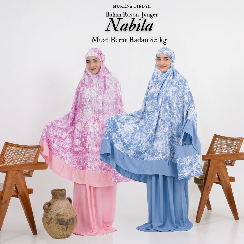 Mukena Bali Nabila Untuk Dewasa Dan Remaja Bahan Rayon Premium Murah dan Terbaru
