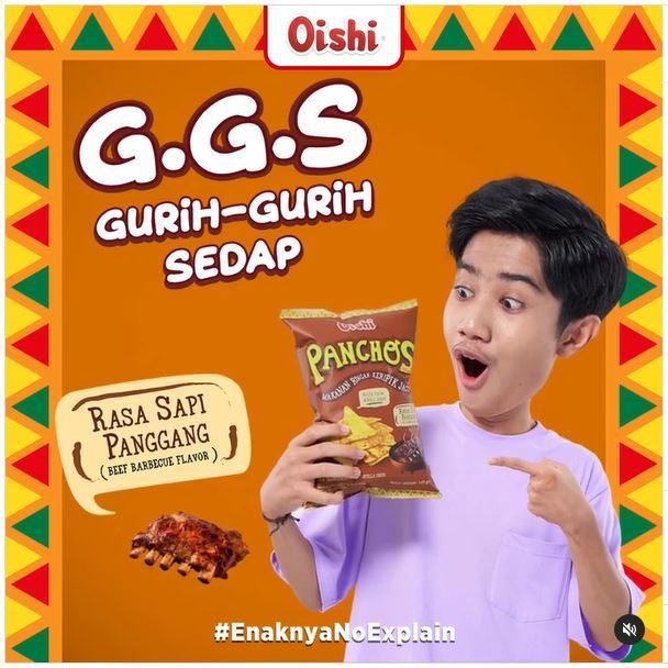 

Camilan Makanan Ringan Snack Tortilla Jagung Oishi Panchos Sapi Panggang, Jagung Pedas, Keju 145 Gram